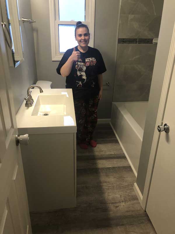 Bathroom Remodeling gallery - cleveland heights bathroom 5824