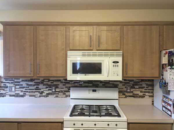 Kitchen Remodeling gallery - completed  kitchen cabinet refacing 4