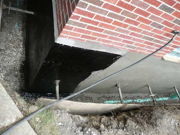 Roofing gallery - exterior basement waterproofing 1