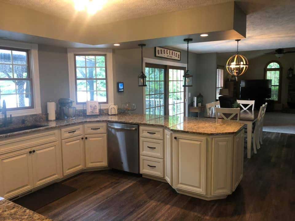 Basement Waterproofing gallery - mentor cabinet reface after 2