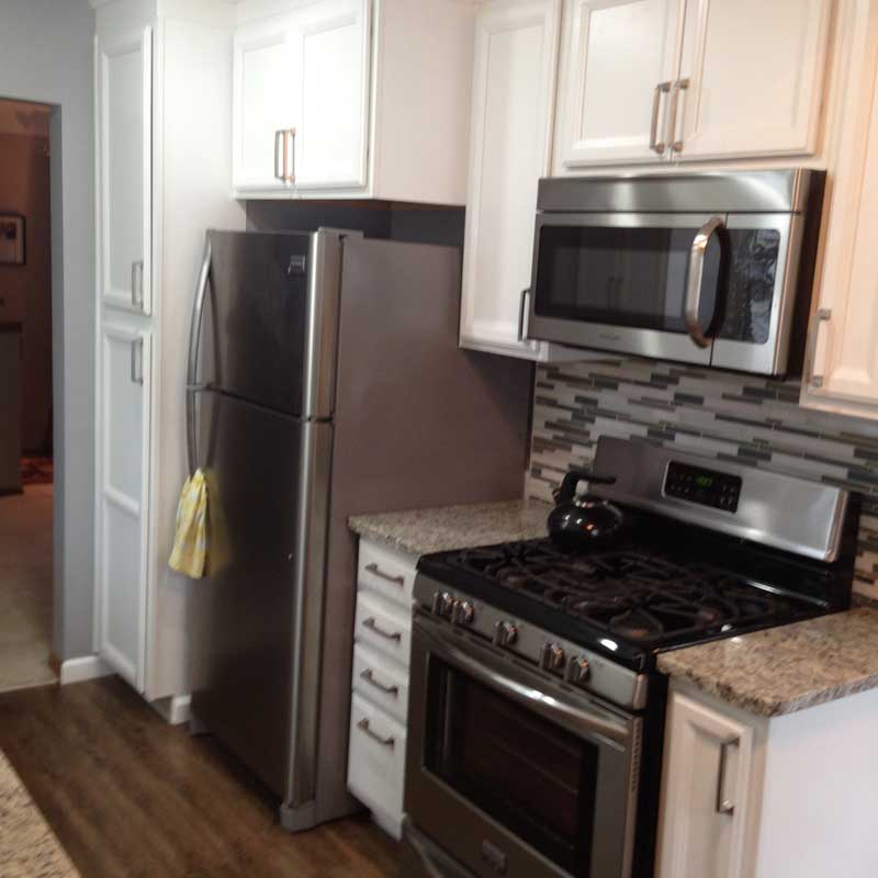 Basement Remodeling gallery - mentor cabinet refacing completed 09 16 2